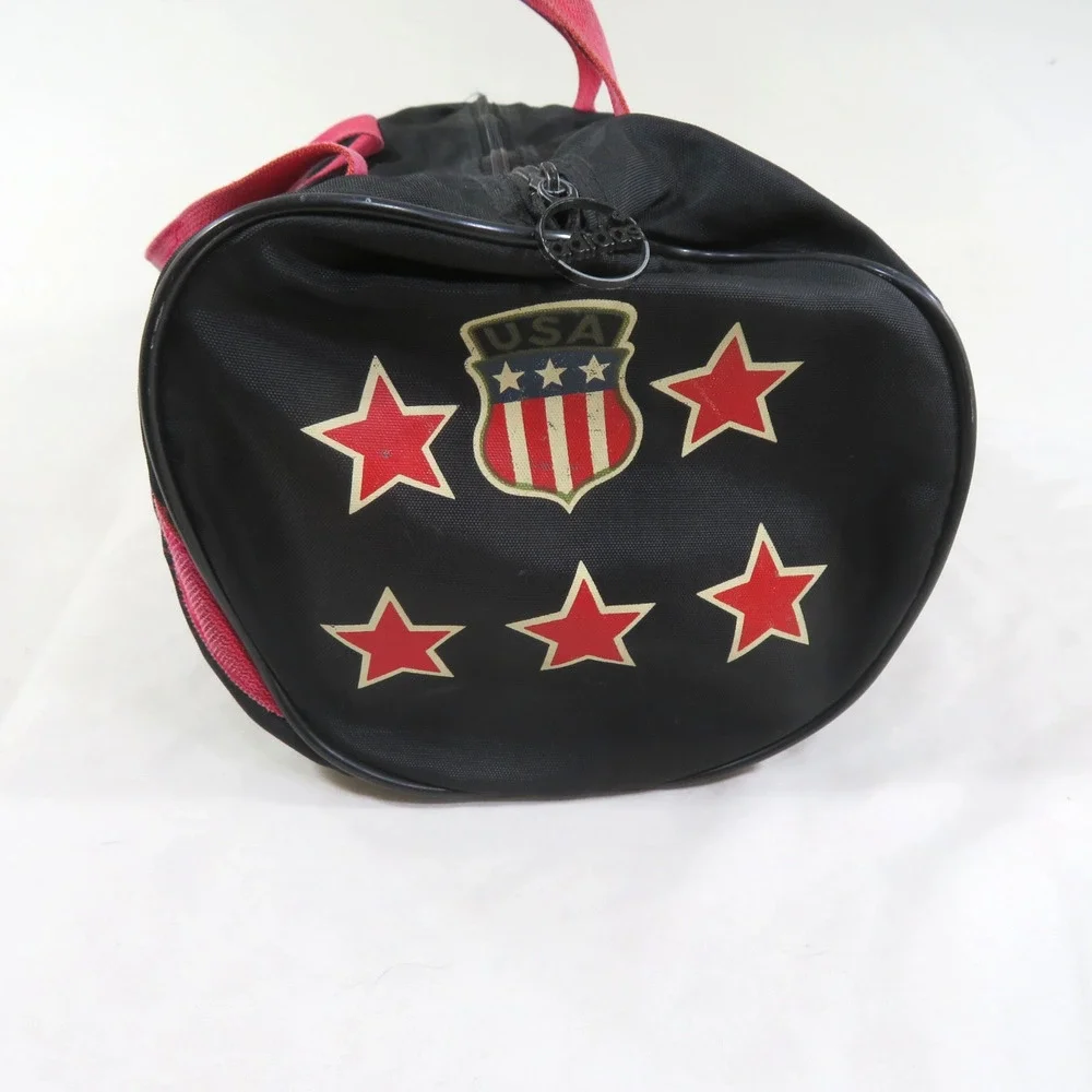Adidas Cyclone Flushin Cycling 948 Roll Bag Black Red White 16x9x9 Vintage Rare!